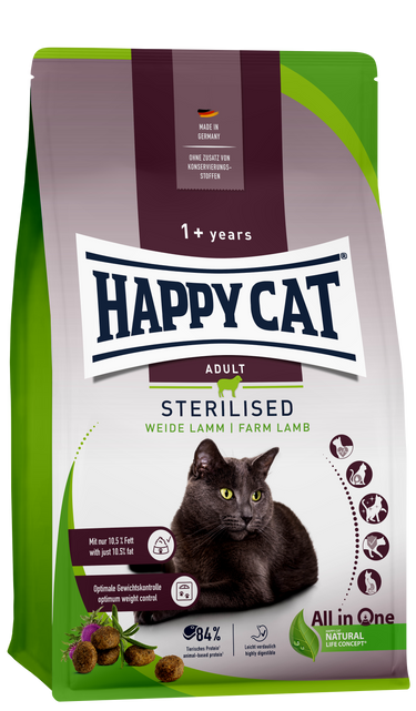 Happy Cat Adult Sterilised Weide Lamm